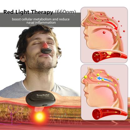 RespiRelief Red Light Nasal Therapy Instrument